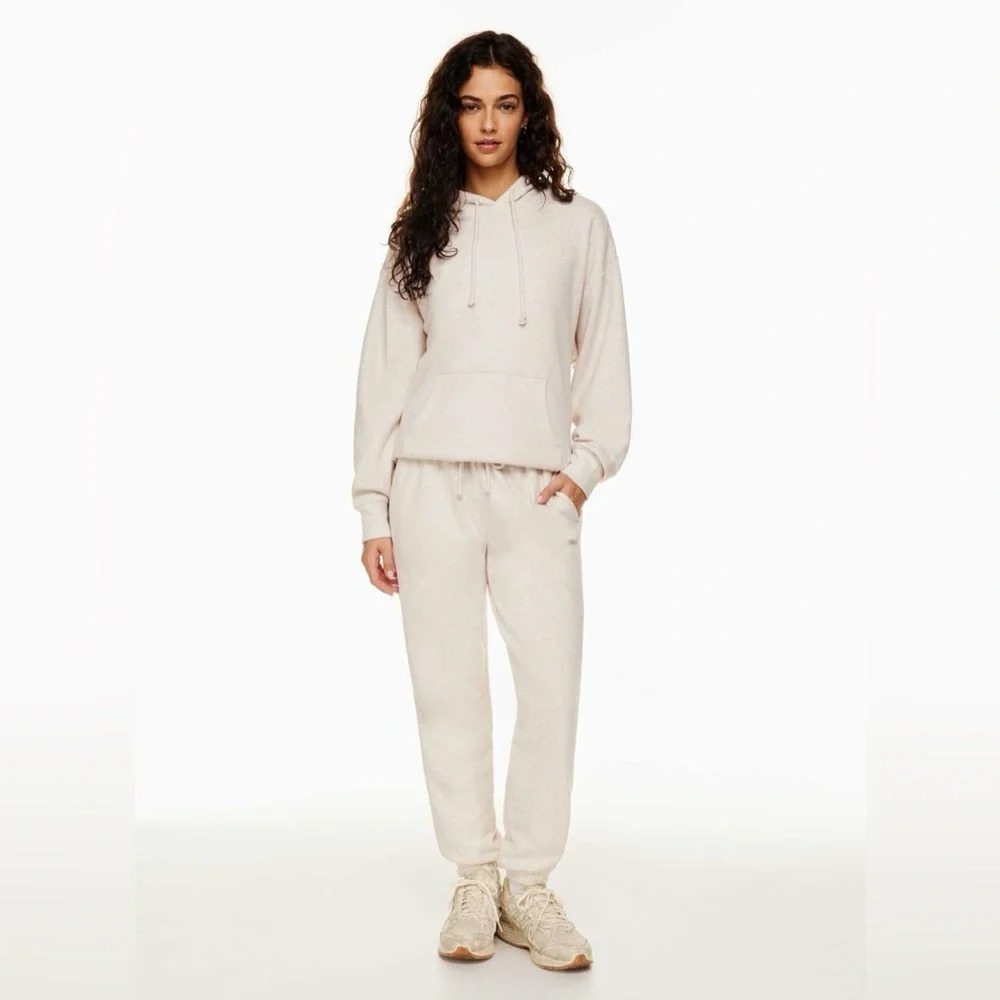 Aritzia Tna Womens XS Terry Fleece Boyfriend Sweatpants Pink Jogger Pants
